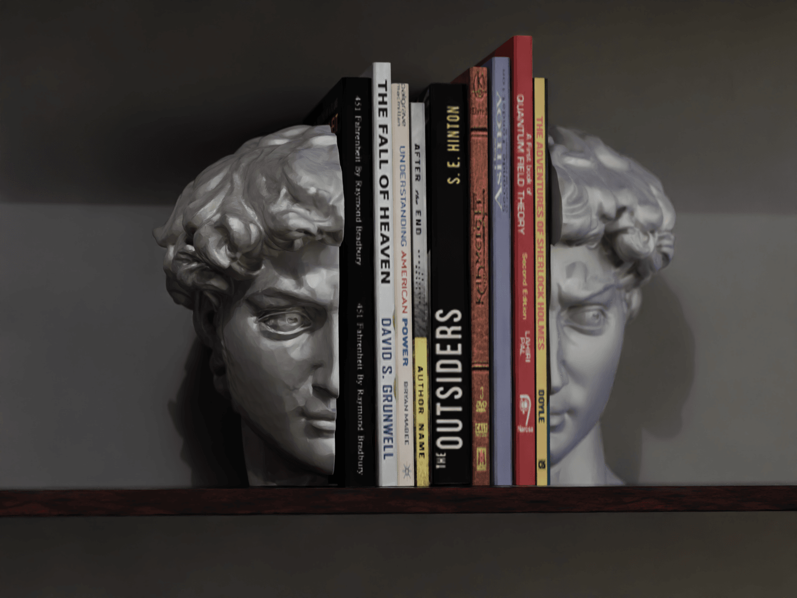 David Head Book Holder 3d model