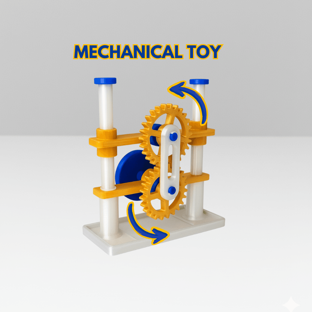 GEARS MECHANISM TOY 3d model