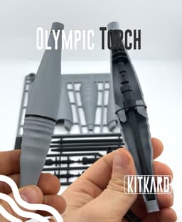 Olympic Torch Kit Card 3d model