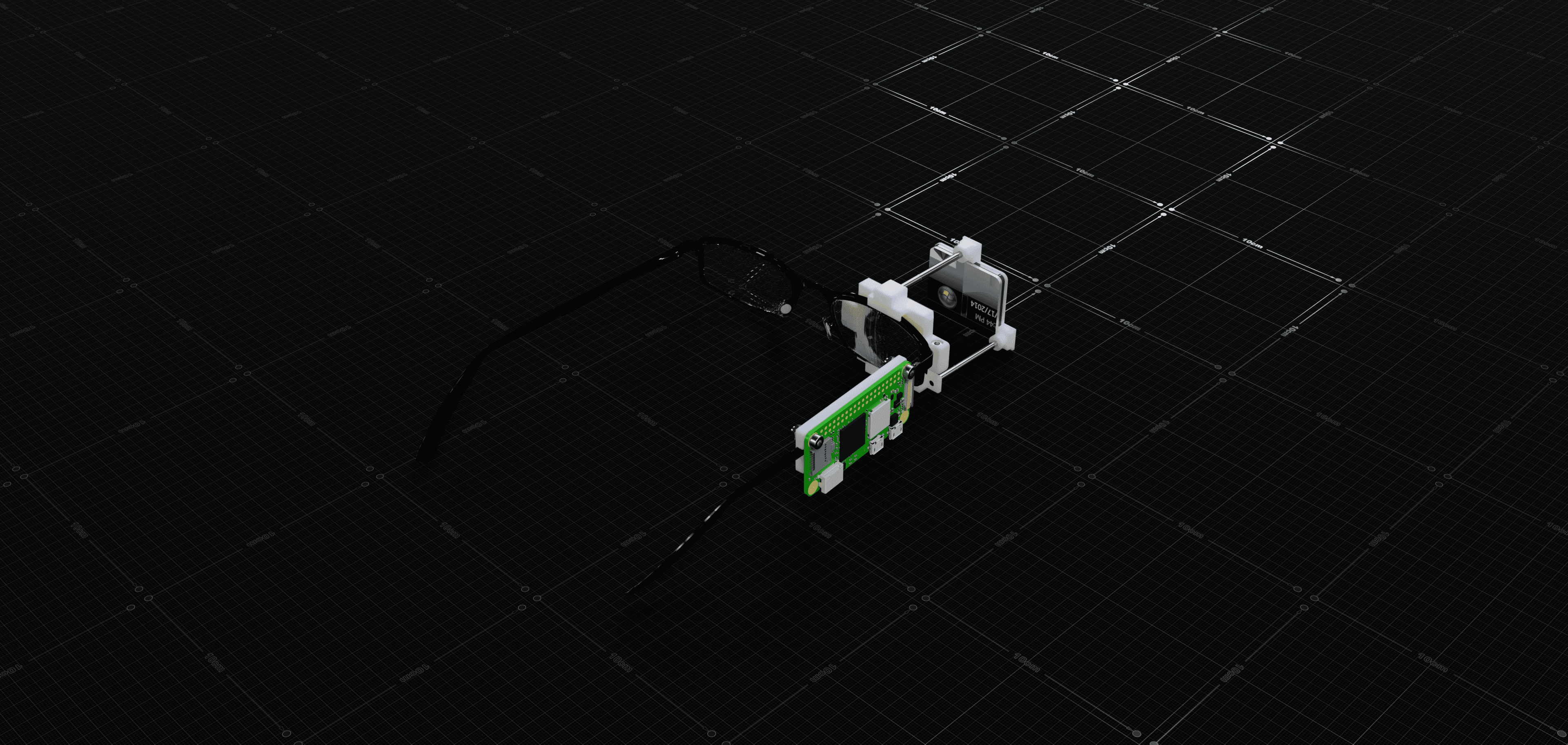 Smart Glasses 3d model