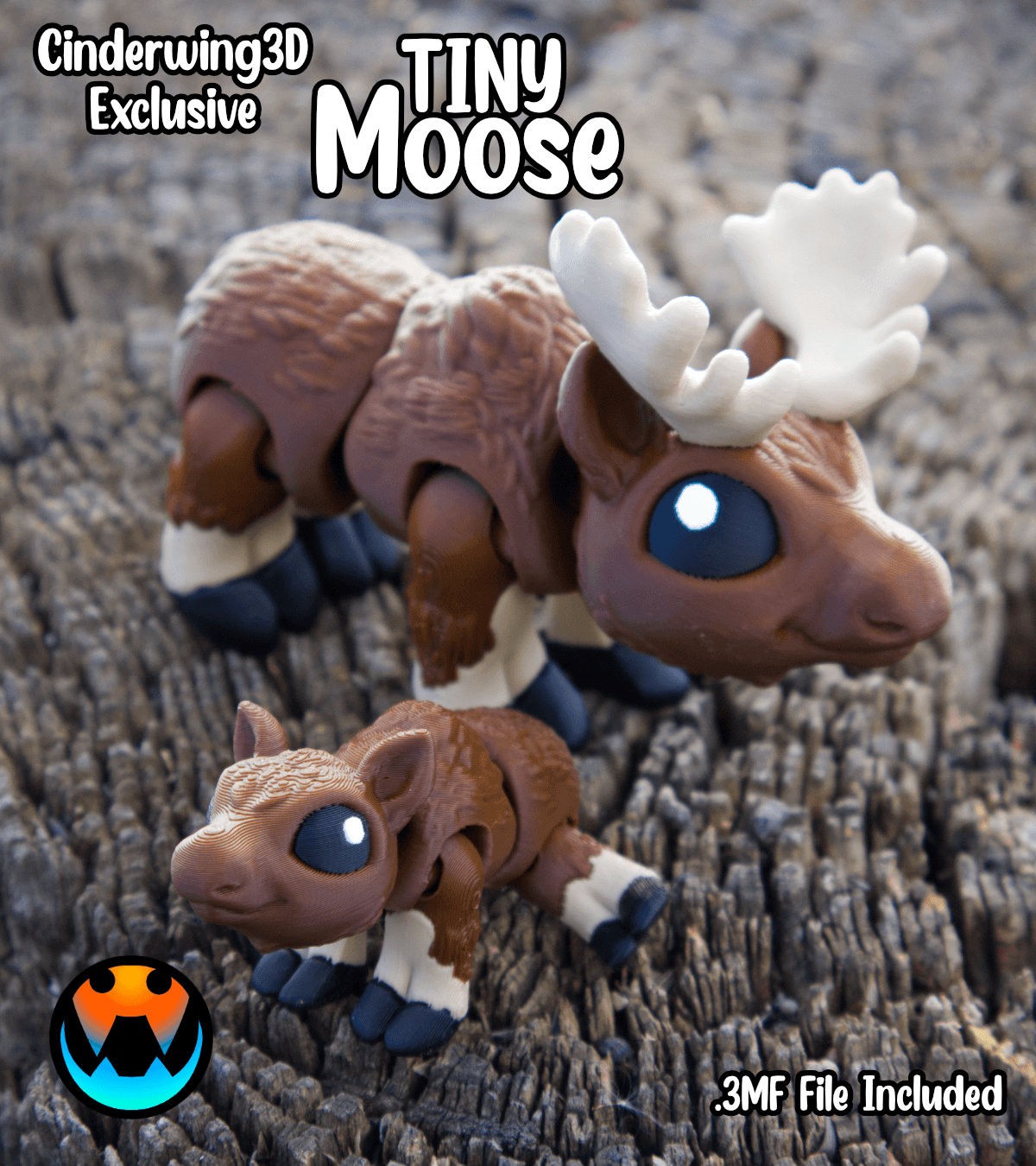 Tiny Moose 3d model