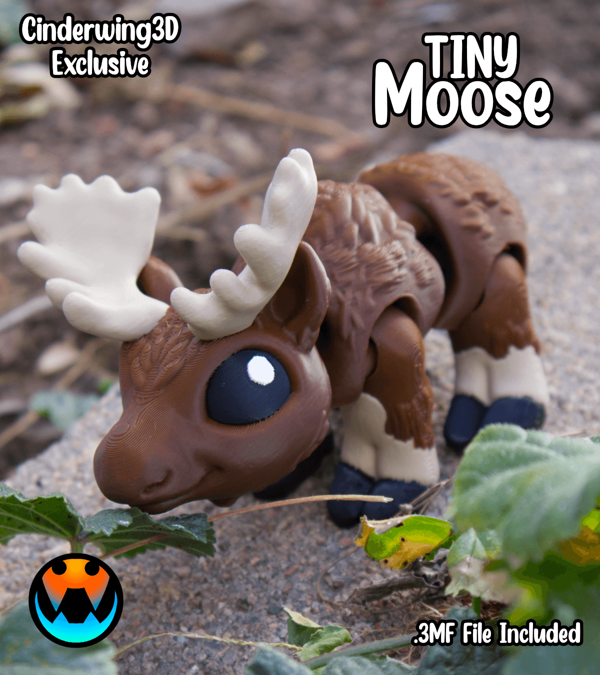 Tiny Moose 3d model
