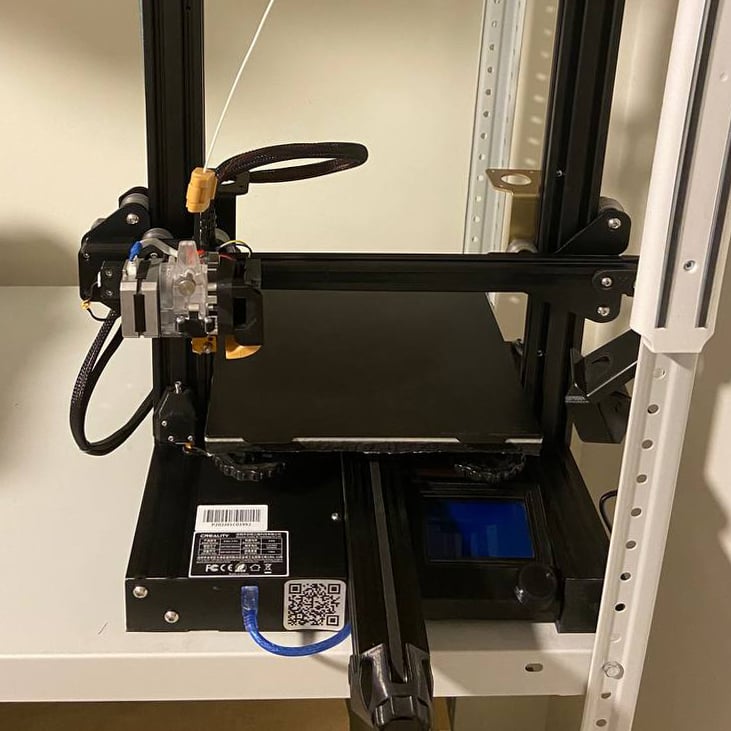 Ender 3 inside screen case 3d model