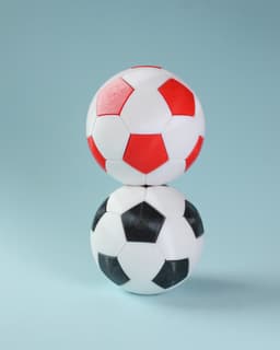 Soccer Ball Fidget Clicker Keychain 3d model