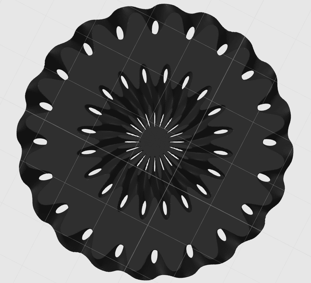 Stretched Cylindrical Gyroid Structure 3d model