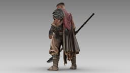 Wasteland Warrior 3d model