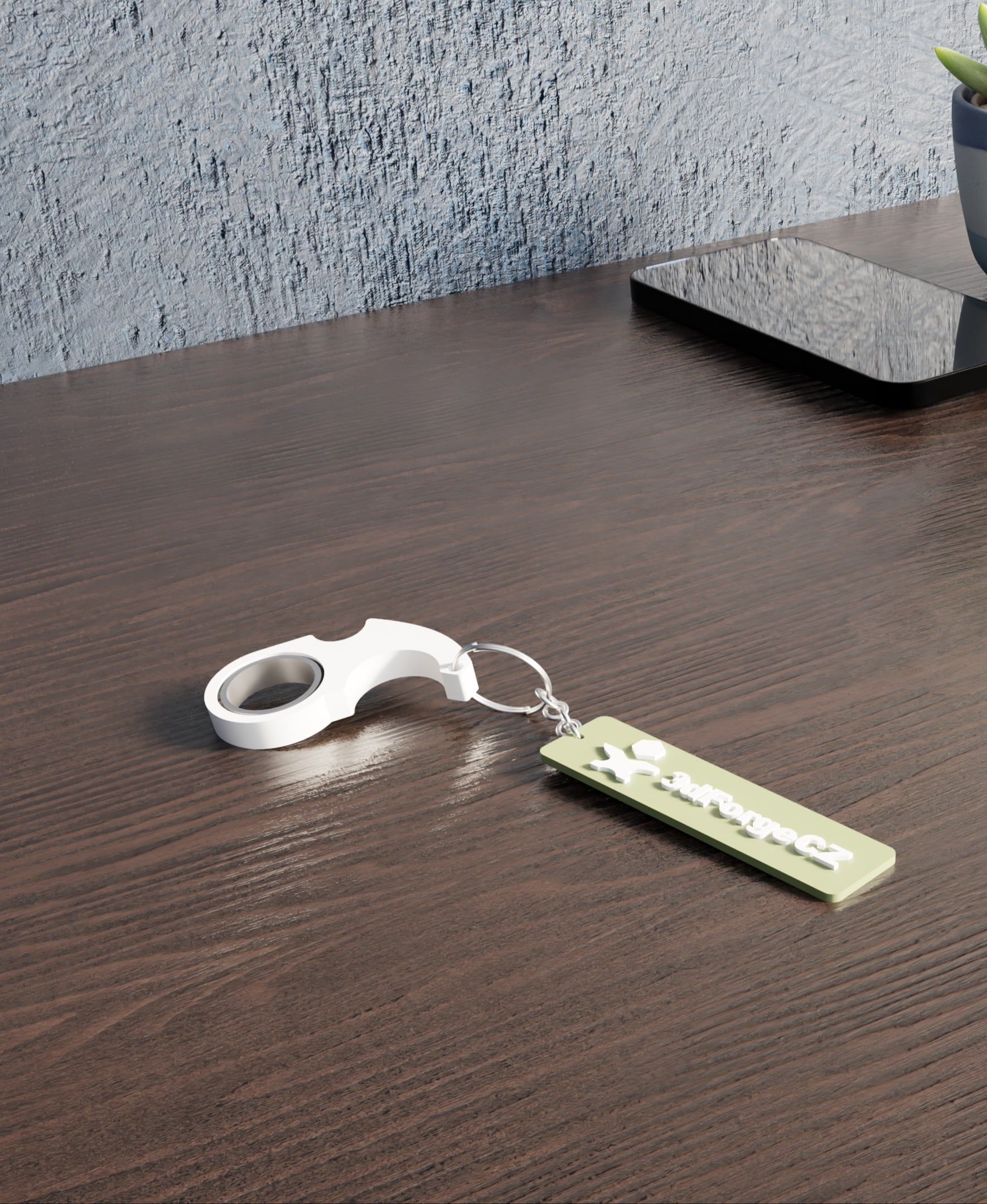 Keychain Spinner 3d model