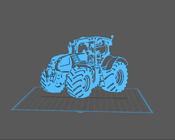 Tractor - Class Wall Art 3d model