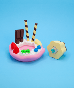 Flan Parfait Fidget Clicker 3d model