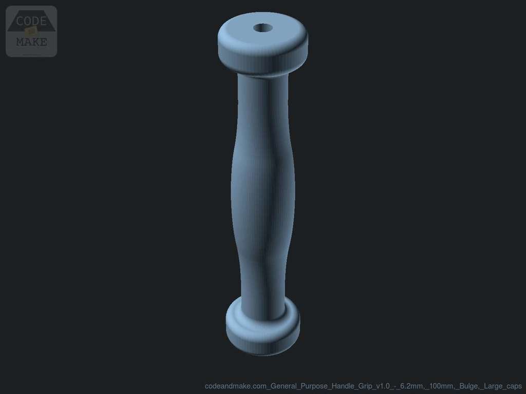Fully Customizable General Purpose Handle Grip 3d model