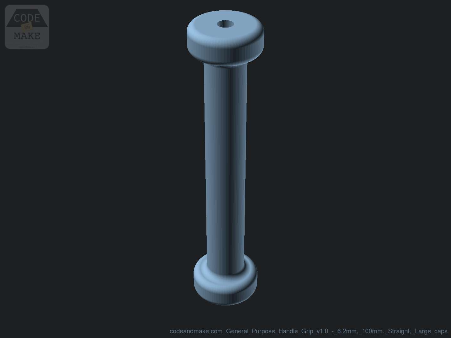 Fully Customizable General Purpose Handle Grip 3d model