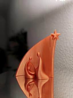 Minimalist Modern Nativity Scene for Christmas Decor 3d model