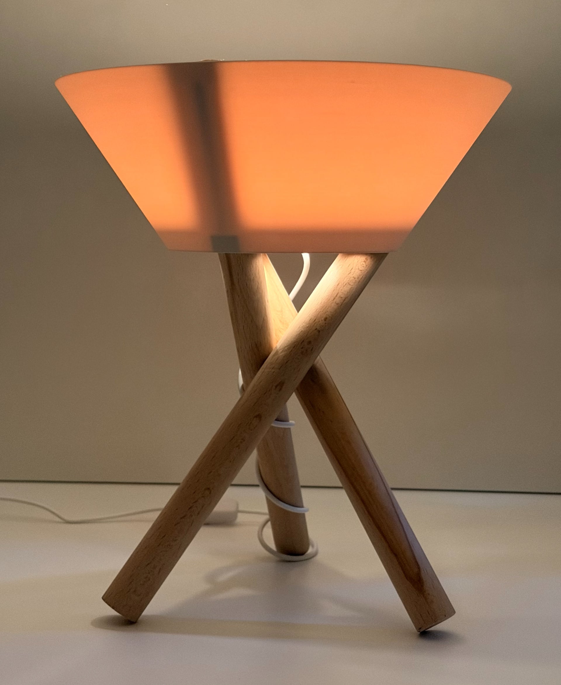 PIVOT Lamp - Wood Dowel Table Lamp 3d model