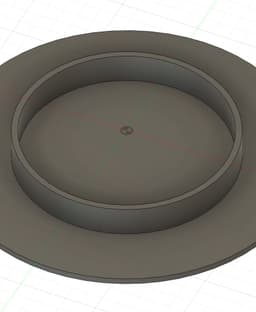 BLANK COVER PLATE | JUNCTION BOX COVER | D70MM 3d model
