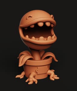 Carnivorous Plant Pot Multi-Color 3MF | Gaming Figurine | Bambu Ready 3d model