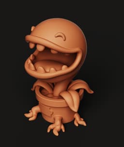 Carnivorous Plant Pot Multi-Color 3MF | Gaming Figurine | Bambu Ready 3d model