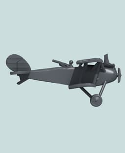 1:144 Halberstadt C.V 3d model