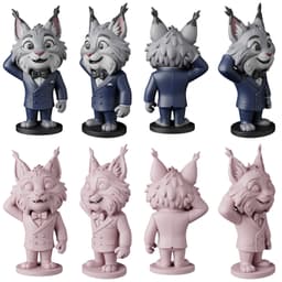 Zootropolis Characters STL Files | Kids Cartoon 3D Print Collection 3d model
