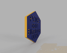 Blastoise Pokemon PokeCoin 3MF 3d model