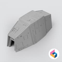 Print-in-place Articulated STARWARS AT-AT Ver2.0 3d model