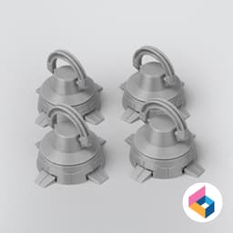 Print-in-place Articulated STARWARS AT-AT Ver2.0 3d model