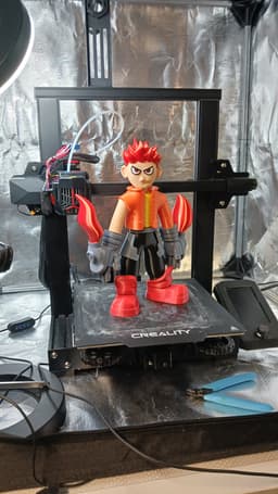 Fire kid 3d model