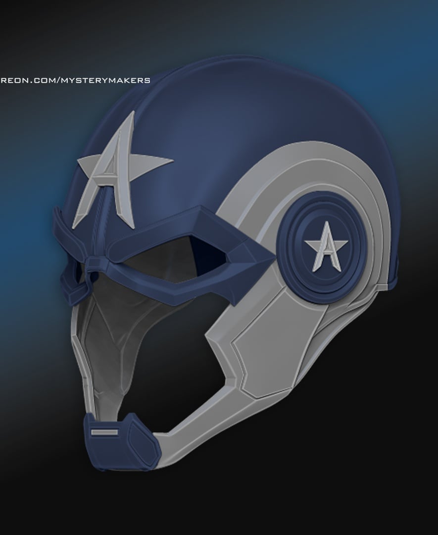 US Agent variant helmet 3d model
