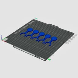 Beer Bottles Bee Protection Bottle Markers Print in Place 3d model