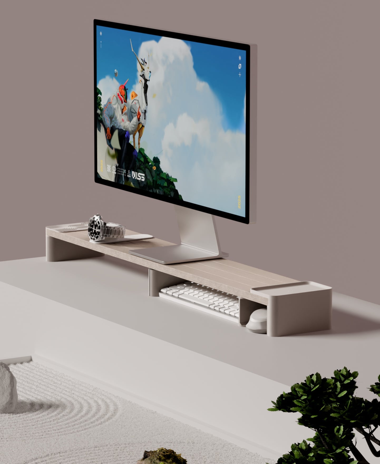 DSK- Desktop Stand 3d model