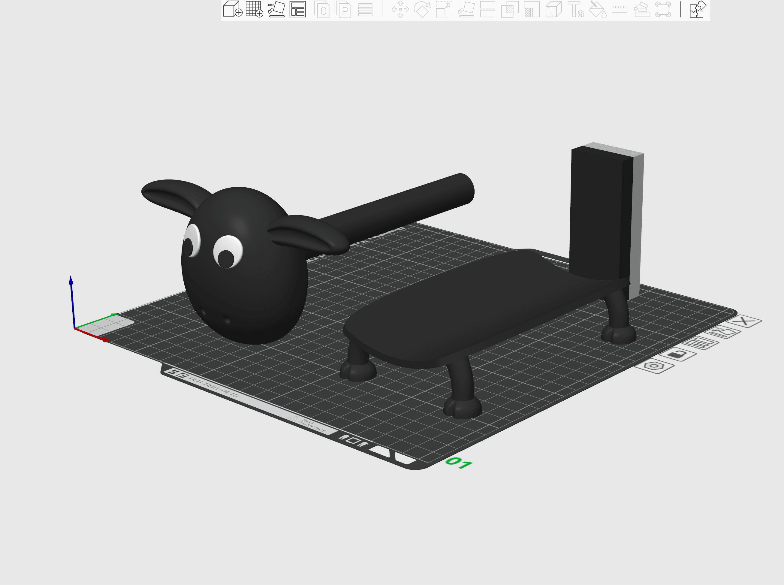 Toilet Paper Sheep 3d model
