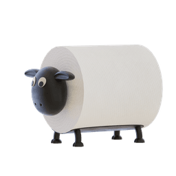 Toilet Paper Sheep 3d model