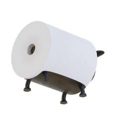 Toilet Paper Sheep 3d model