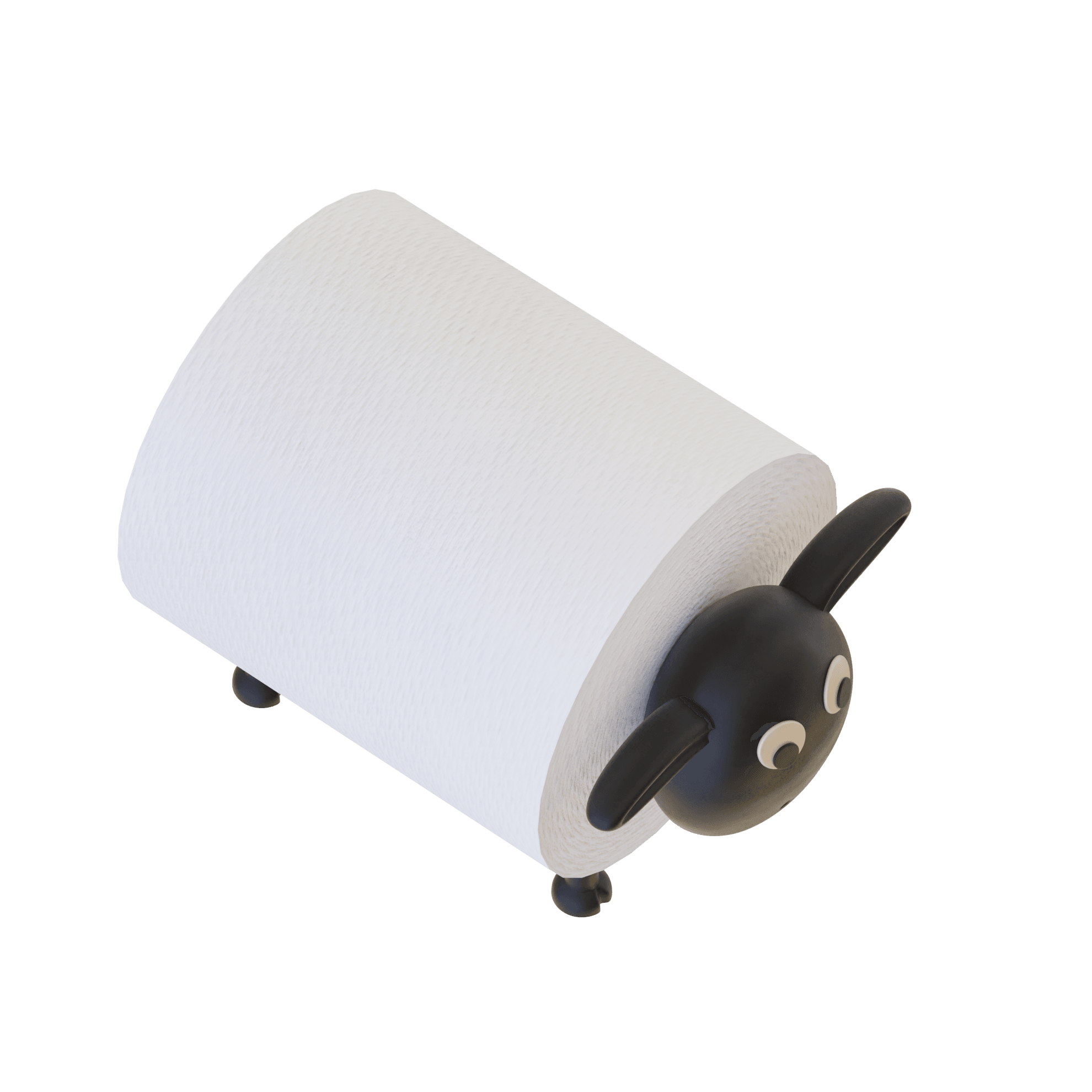 Toilet Paper Sheep 3d model