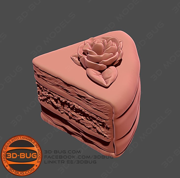 Piece of cake 1 3d model