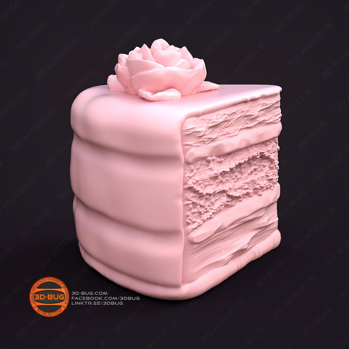 Piece of cake 1 3d model