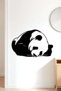 Panda Wall Art, Wall Decor, Home Decor 3d model