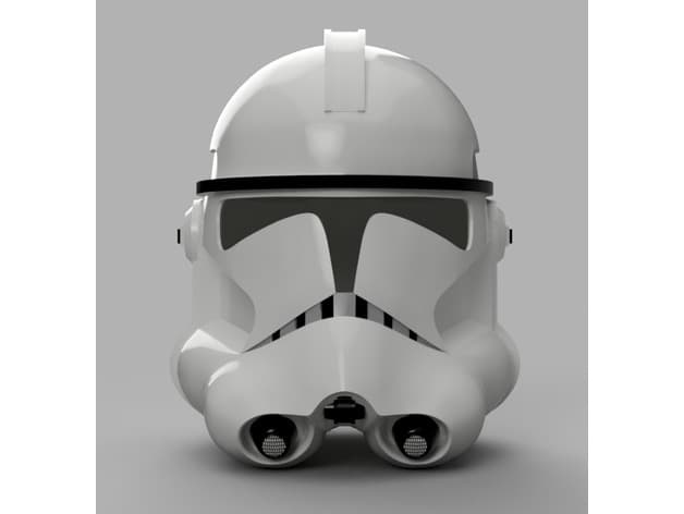 Clone Trooper Helmet Phase 2 Star Wars 3d model