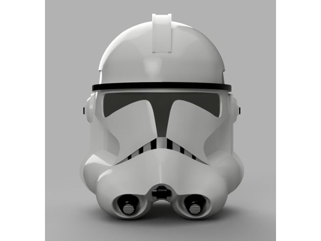 Clone Trooper Helmet Phase 2 Star Wars 3d model
