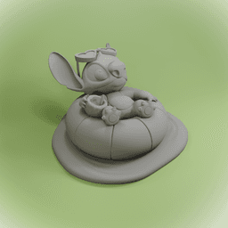 Summertime Stitch -Tube Day 3d model