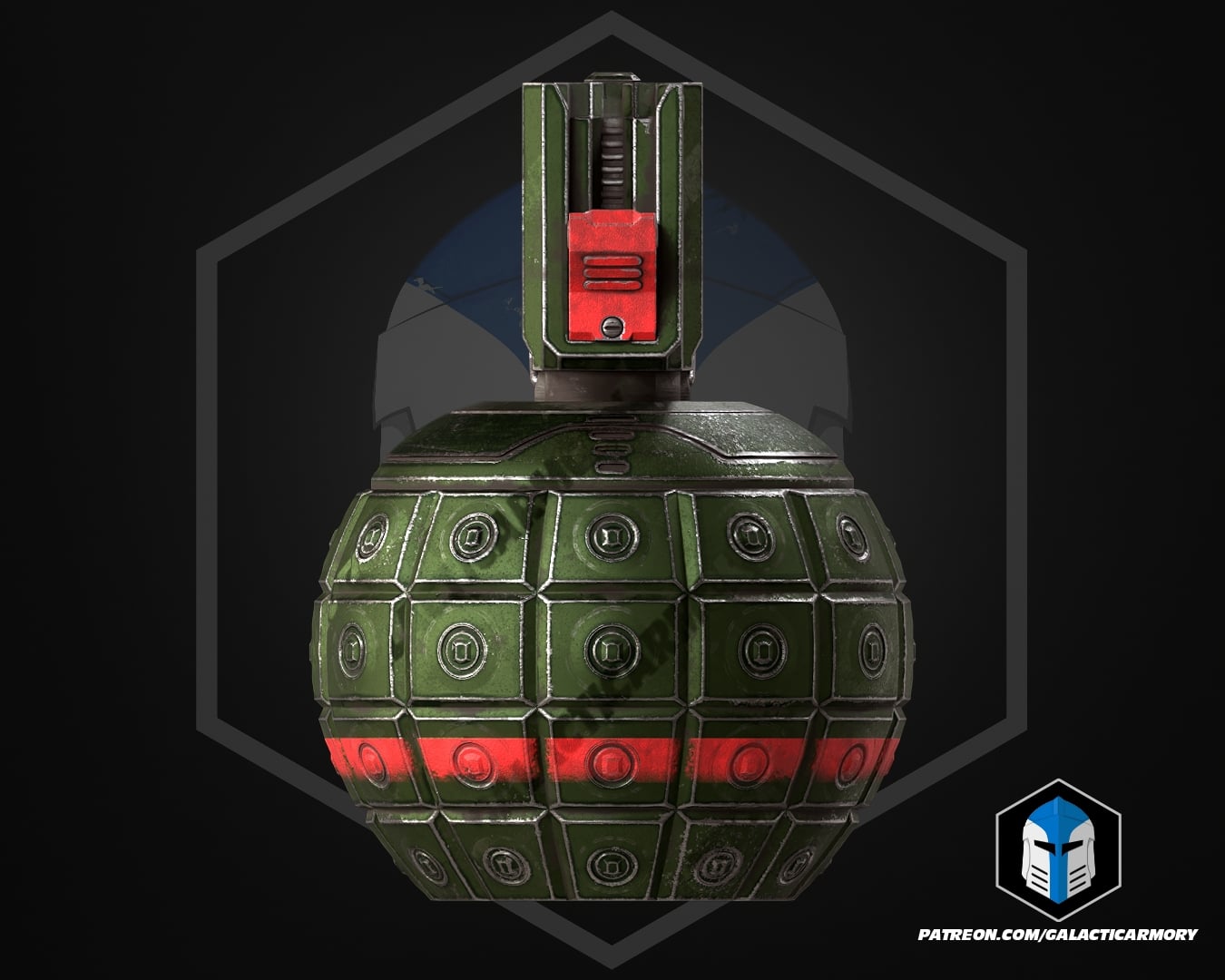 UNSC Grenade - 3D Print Files 3d model