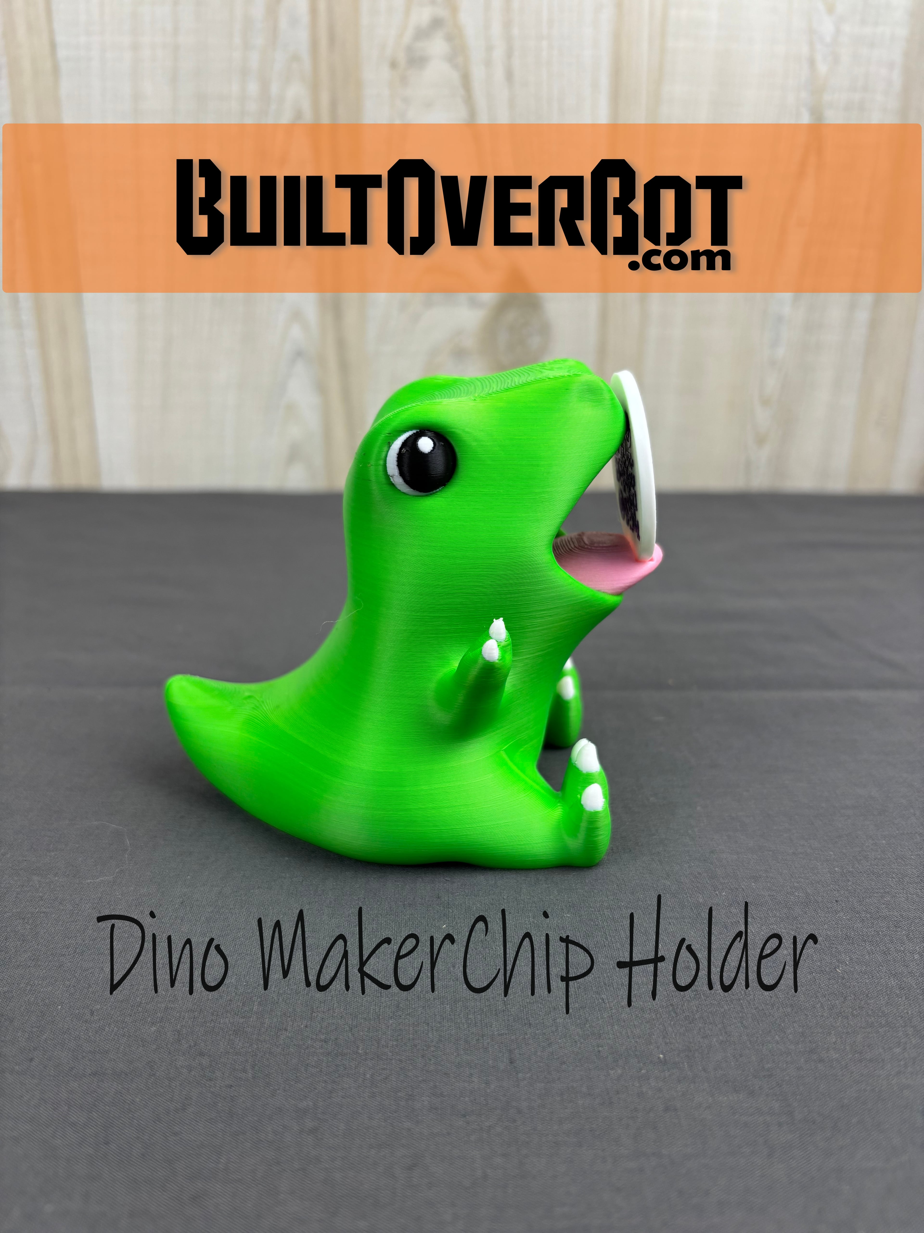 Dino MakerChip Holder 3d model