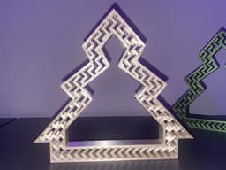 Hollow Herringbone Holiday tree 3d model