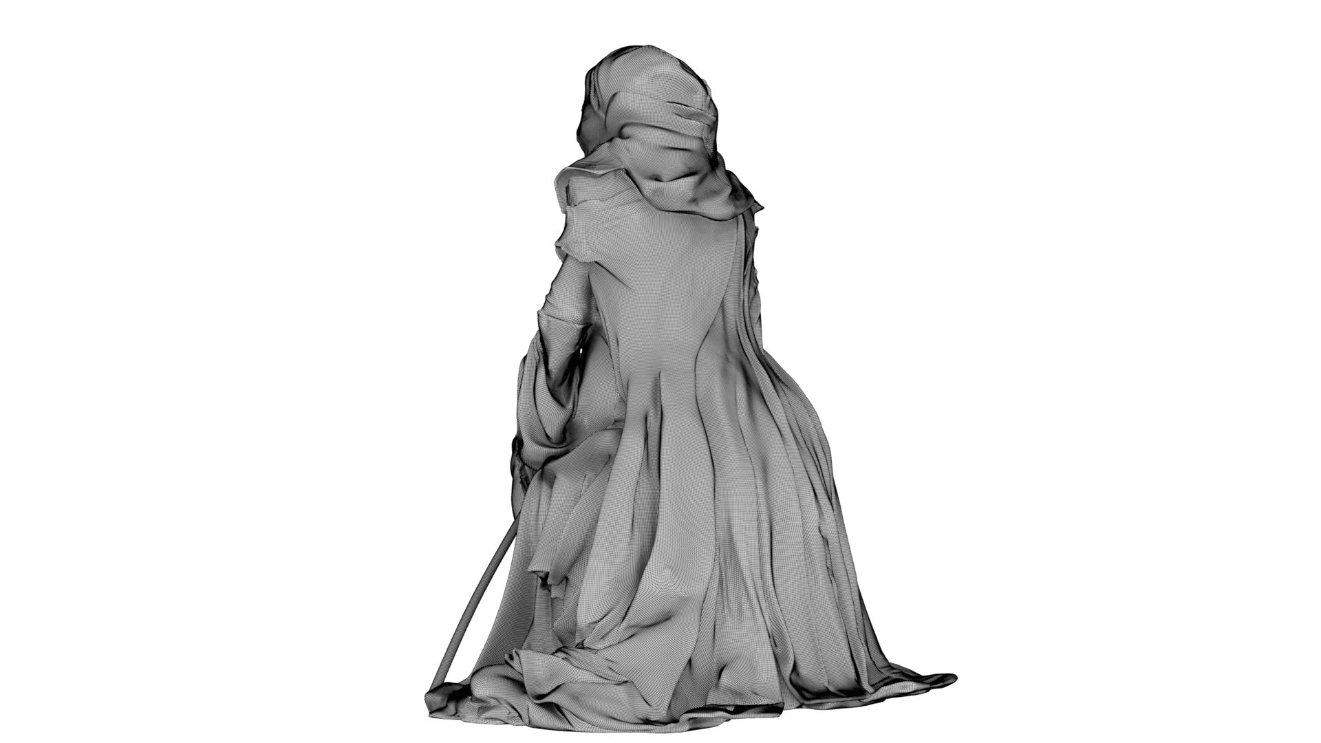 Dustbound Seer Sculpture 3d model