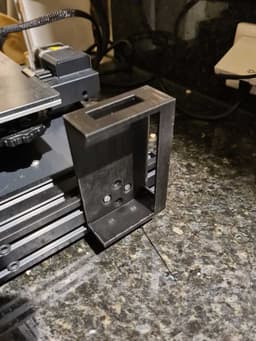 Simple snap-in holder for Creality wifi box 3d model