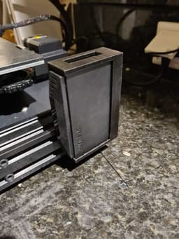 Simple snap-in holder for Creality wifi box 3d model