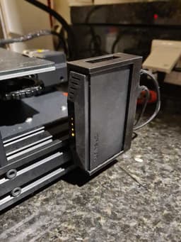 Simple snap-in holder for Creality wifi box 3d model