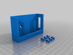 Simple snap-in holder for Creality wifi box 3d model