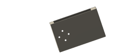 Simple snap-in holder for Creality wifi box 3d model