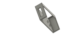 Simple snap-in holder for Creality wifi box 3d model