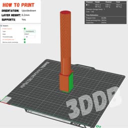 DJI Wireless Mic Interview Handle 3d model